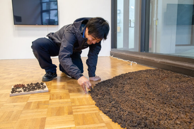 Koro Ihara, grand prize winner of the Tokyo Midtown 2019 art &design competition